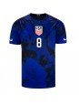 Förenta staterna Weston McKennie #8 Replika Borta Kläder VM 2022 Kortärmad